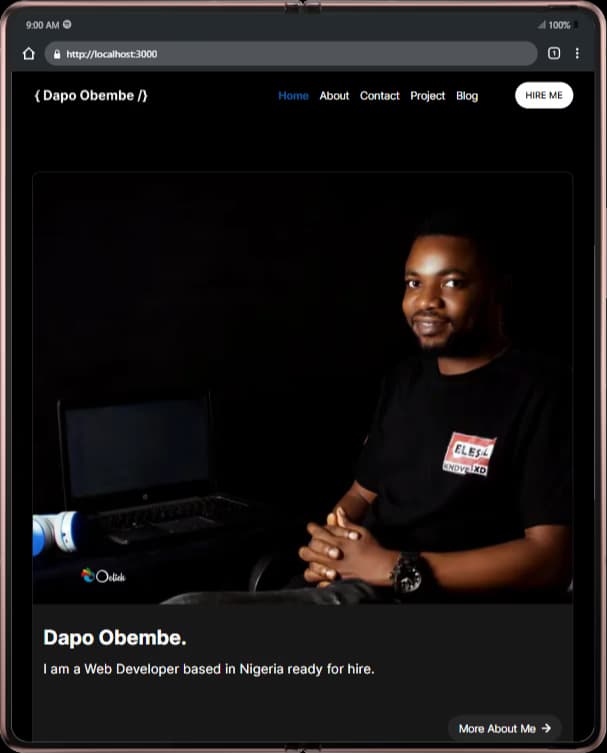 Dapo Obembe&#8217;s Portfolio