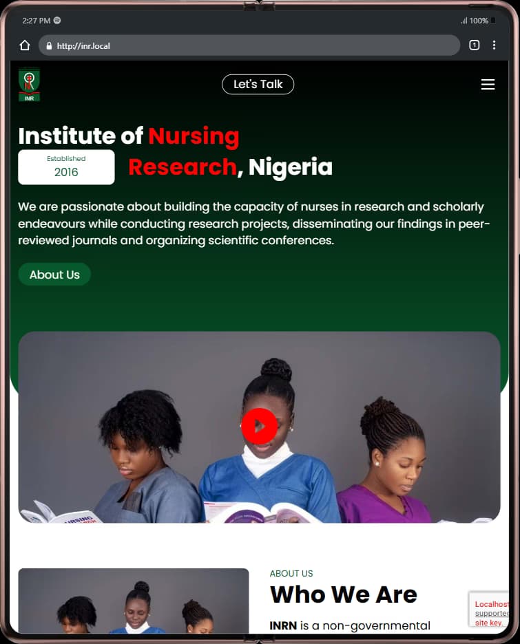 Institute of Nursing research, Nigeria